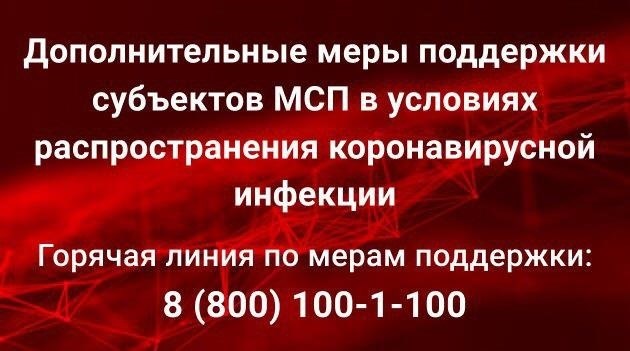 Предложенные меры, направленные на обеспечение поддержки малого и среднего предпринимательства в условиях кризиса