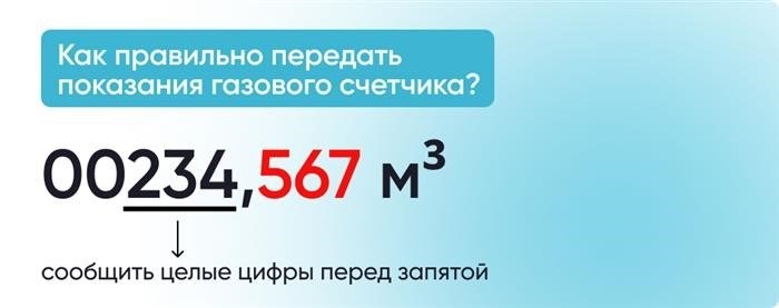 Как достоверно передать данные счетчика газа?