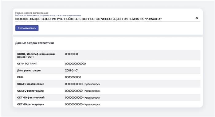 Мы можем найти информацию о кодах ОКТМО на веб-ресурсе Федеральной службы государственной статистики.