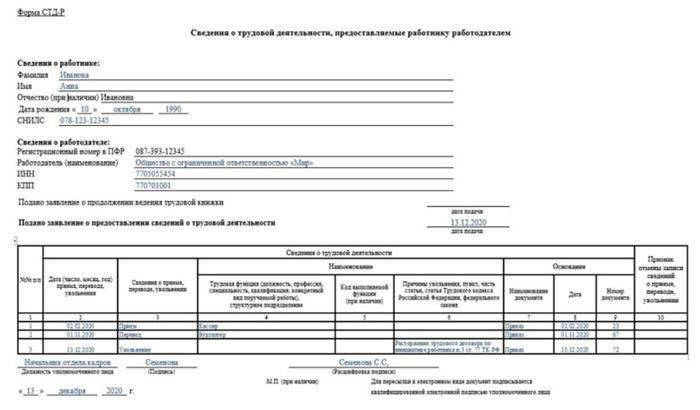 Пошаговое руководство по запросу выписки из электронной трудовой книжки через портал государственных услуг.